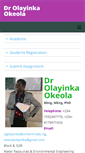 Mobile Screenshot of olayinkaokeola.com