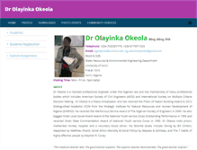 Tablet Screenshot of olayinkaokeola.com